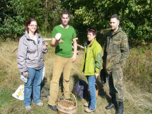 Zu Beginn und wie hier am Ende der Wanderung erfreuten uns schöne Parasole.