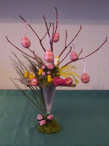 Stimmungsvolle Ostervase für 12.50 €.