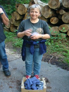 Schließlich hatten Jonas und Mama Irena auch die Idee zu unserer Nachtwanderung. 